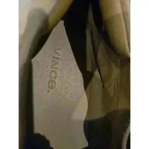 Vince Women's Beige  Suede Espadrille Slip-On Flats Size 8 Casual Chic - Picture 6 of 11